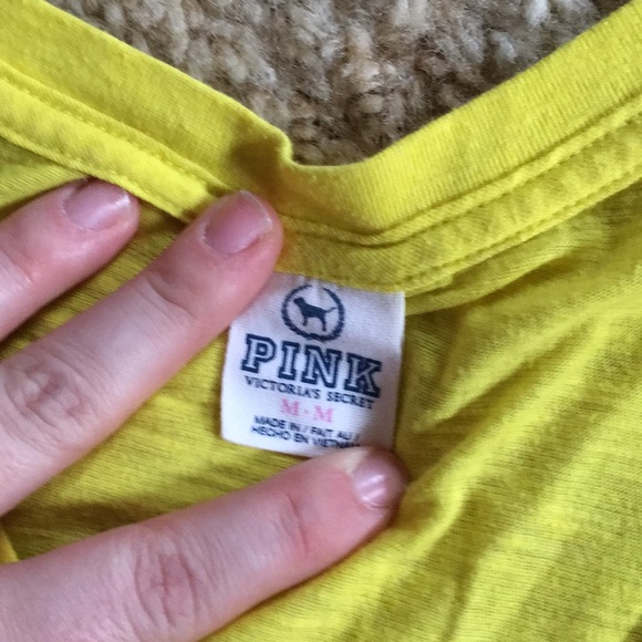 PINK V-Neck Tees - Picture 5 of 7